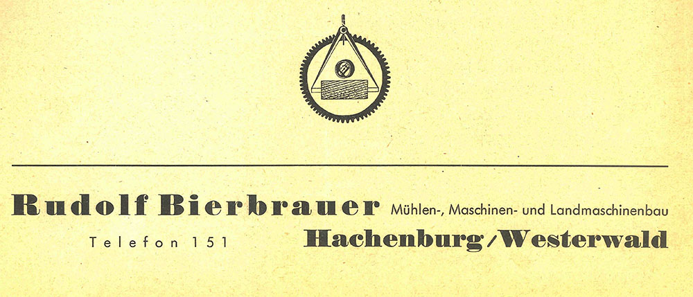 Rudolf Bierbrauer Mühlen-, Maschinen- und Landmaschinenbau