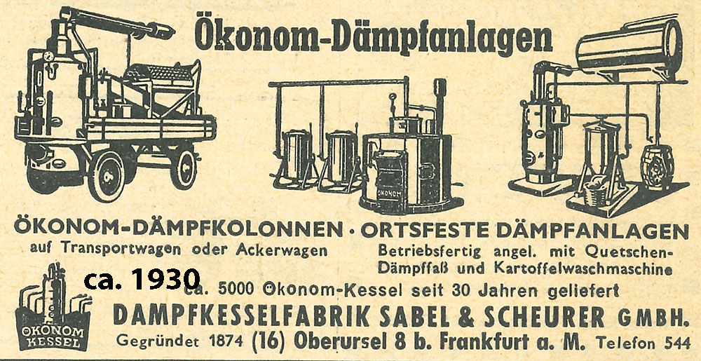 Sabel & Scheurer GmbH Dampfkessel- und Apparatebau