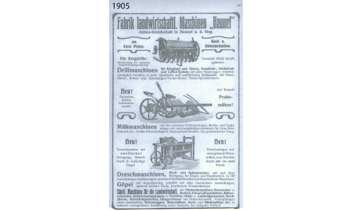 Reuther Fabrik landwirtschaftlicher Maschinen Hennef