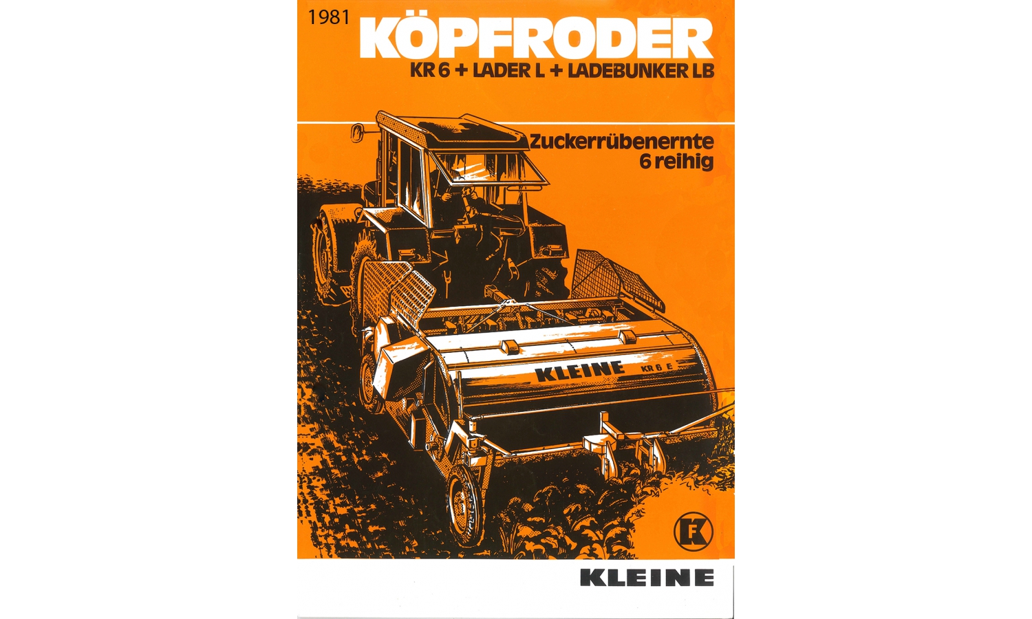 Franz Kleine Anstecknadel silbern 14mm Landwirtschaft Maschinenfabrik alt+origin 